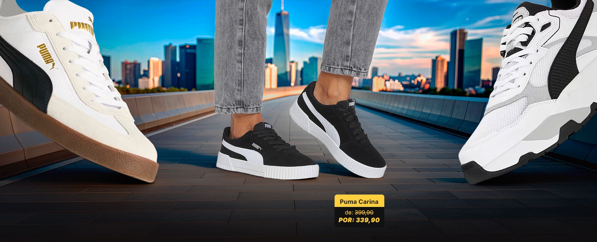 <span>Tênis Puma</span><h4>PROMOÇÃO</h4>