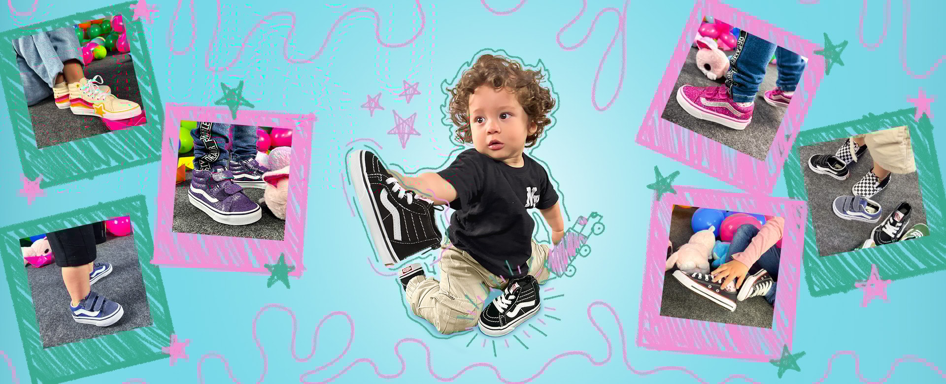 <span>Dia das Crianças<span><h4>Tênis Infantil</h4>