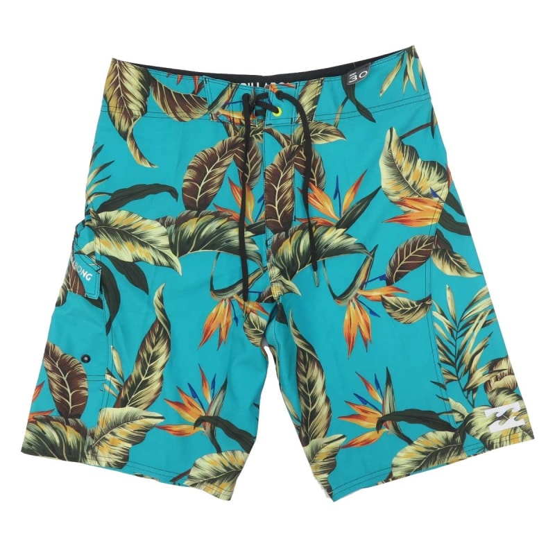 Compre Bermuda Agua Billabong Platinum X Azul Floral na Back Wash!