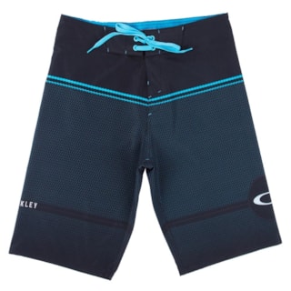 Bermuda Água Oakley Mod Vox Preta e Azul