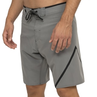 Bermuda Água Quiksilver Everyday New Wave Fusion 19 Cinza