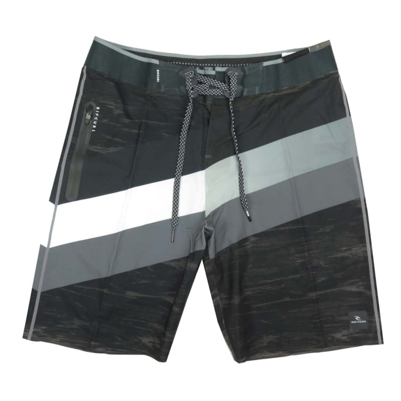 Bermuda Água Rip Curl Mirage MF React Ultimate 20" Preto Cinza