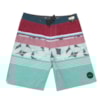 Bermuda Água Rip Curl Mirage Shake Up Verde e Vermelho