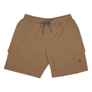 Bermuda Elástico Freesurf Cargo Free Ocre