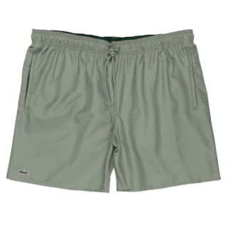Bermuda Elástico Lacoste Monocromático Thyme Green