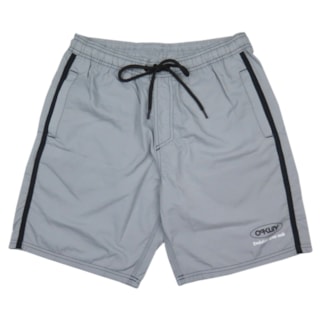 Bermuda Elástico Oakley Sun Vintage Trunk Stone Grey