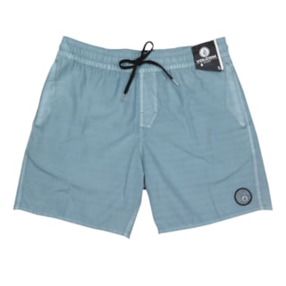 Bermuda Elástico Volcom Center Trunk Blue