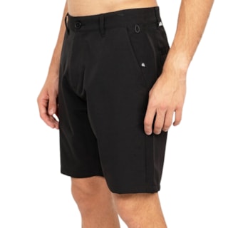 Bermuda Hibrida Quiksilver Union Confy Preta