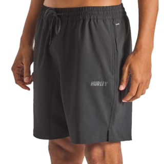 Bermuda Hurley Shorts H2O-DRI Trek 7 Preto