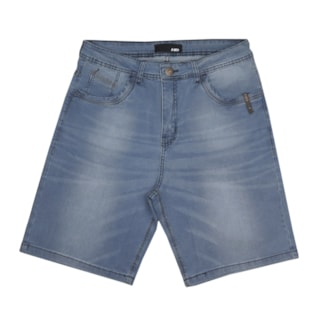 Bermuda Jeans HD Reta Azul