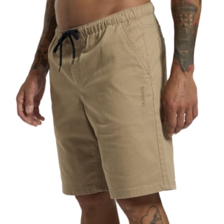 Bermuda Passeio Hurley Walk Flat Bege