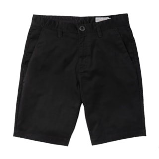 Bermuda Passeio Volcom Frickin Modern Stretch Chino Preta