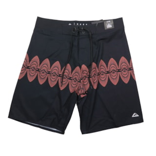 Bermuda Reef Boarshort Cirus Preto Ferrugem