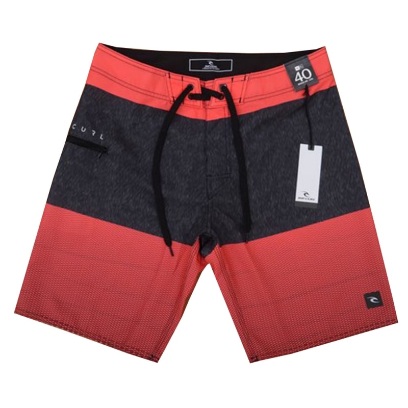 Bermuda Rip Curl Vermelha/Cinza