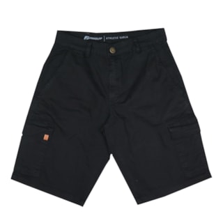 Bermuda Sarja Cargo Freesurf Walk Stree Free Preto