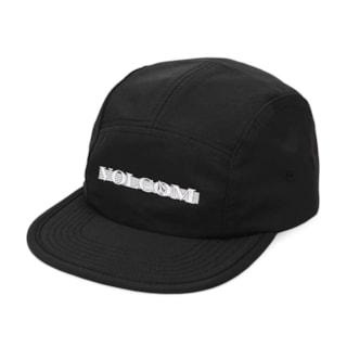 Boné 5 Panel Volcom Drain Preto