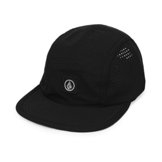 Boné 5 Panel Volcom Squad Stone Preto