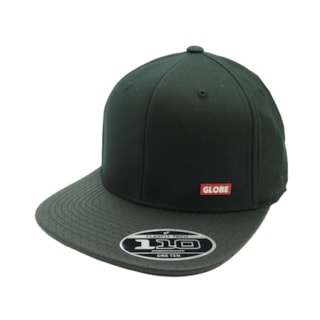 Boné Globe Flexfit Snapback Brand Preto Boné Globe Flexfit Snapback Brand Preto