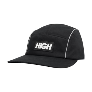 Boné High Reflective 5 Panel Logo Black