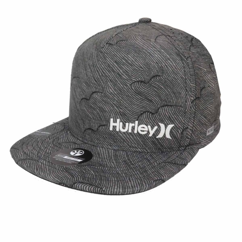 Boné Hurley Aba Reta Nike Dri-fit Cinza 636857