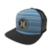 Boné Hurley Aba reta/Snapback Nike Dri-Fit Hydrofuge Preto Azul