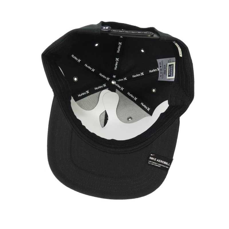 Compre Boné Hurley Aba reta/Snapback Nike Dri-Fit Preto 635883 na
