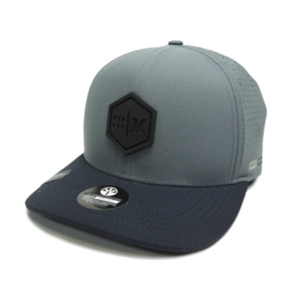 Boné Hurley Aba Torta Nike Dri-Fit Cinza 637863 Boné Hurley Aba Torta Nike Dri-Fit Cinza 637863
