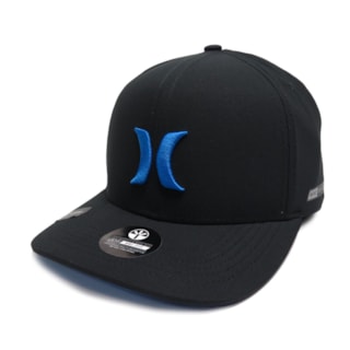 Boné Hurley Aba Torta Nike Dri-Fit Preto 637851 Boné Hurley Aba Torta Nike Dri-Fit Preto 637851