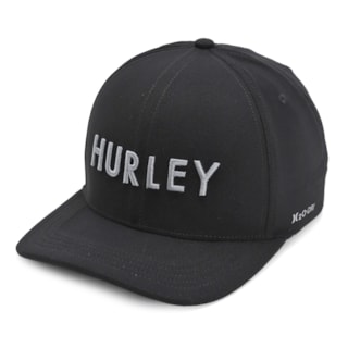 Boné Hurley Letters IMP Preto