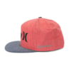 Boné Hurley Phantom Aba reta/Snapback Rosa/Azul