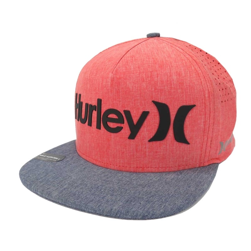 Boné Hurley Phantom Aba reta/Snapback Rosa/Azul