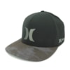 Boné Hurley Phantom Aba torta/Snapback Preto Cinza 635874