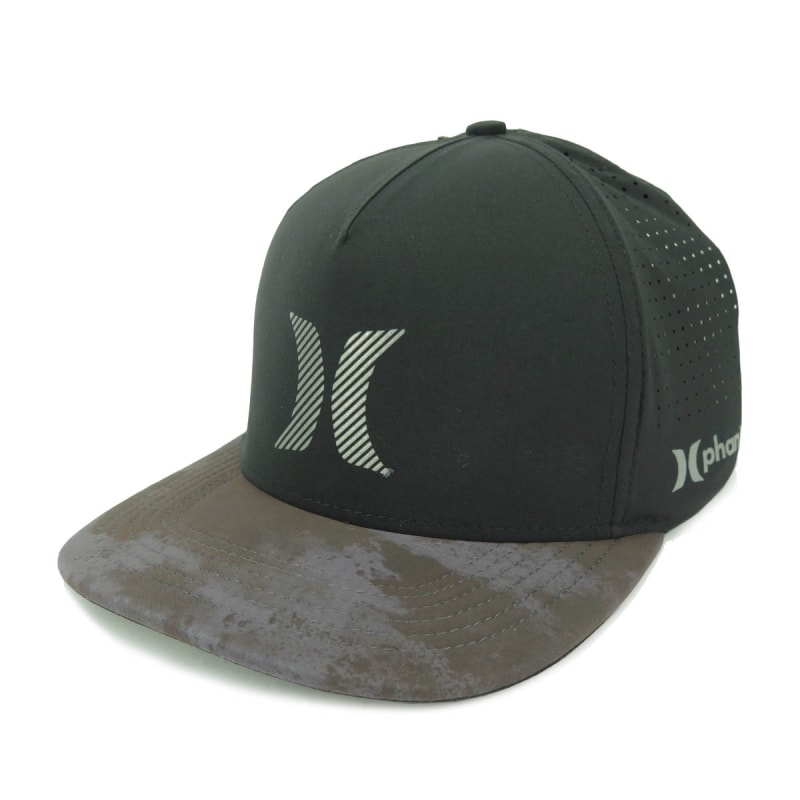 Boné Hurley Phantom Aba torta/Snapback Preto Cinza 635874