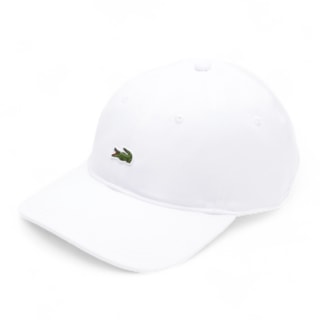 Boné Lacoste Gabardine Blanc