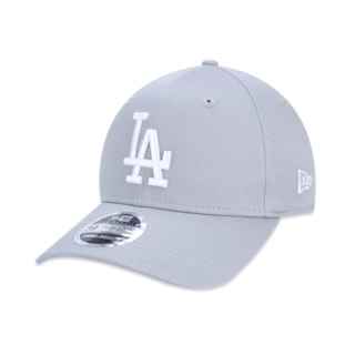 Boné New Era 39THIRTY MLB Los Angeles Dodgers Cinza