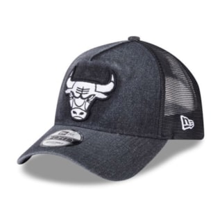 Boné New Era 940AF Trucker Q126 Wshd Dnm Chibul Blk