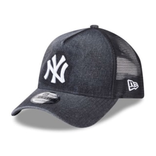 Boné New Era 940AF Trucker Q126 Wshd Dnm Neyyan Blk