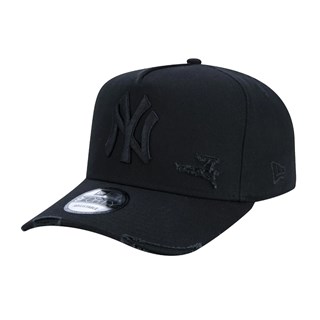 Boné New Era 9Forty A-Frame MLB New York Yankees Destroyed Black