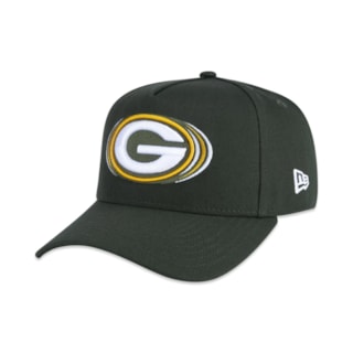 Boné New Era 9FORTY A-Frame NFL Green Bay Packers World Of Logos Verde