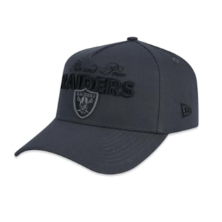 Boné New Era 9Forty A-Frame NFL Las Vegas Raiders Chumbo