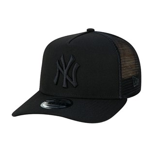 Boné New Era 9Forty A-Frame Trucker Snapback MLB New York Yankees Black
