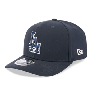 Boné New Era 9SEVENTY Stretch Snapback MLB Los Angeles Dodgers Marinho