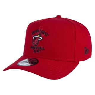 Boné New Era A-Frame NBA Miami Heat Vermelho