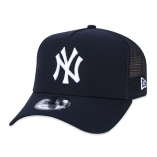 Boné New Era A-Frame Trucker Snapback MLB New York Yankees Azul Marinho