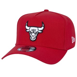 Boné New Era Aba Curva NBA Chicago Bulls Vermelho