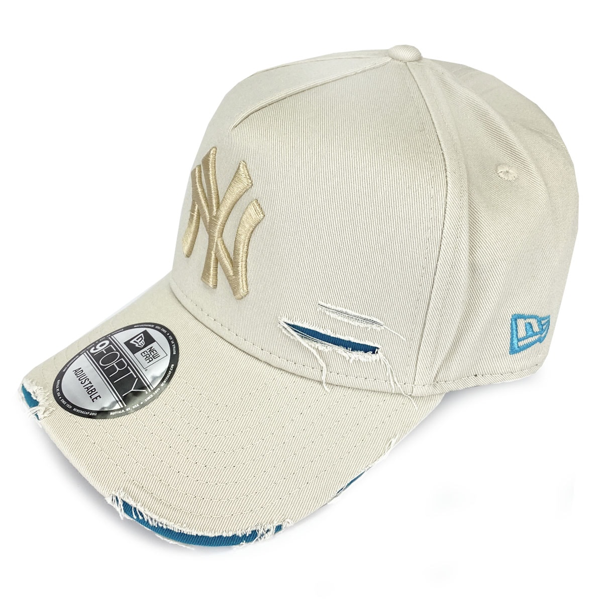 Boné New Era Aba Torta 940 NY Yankees Destroyed Bege os melhores preços |  Clique e confira!