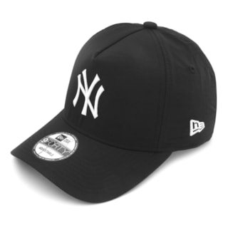 Boné New Era Aba Torta NY Yankees MBL Preto e Branco