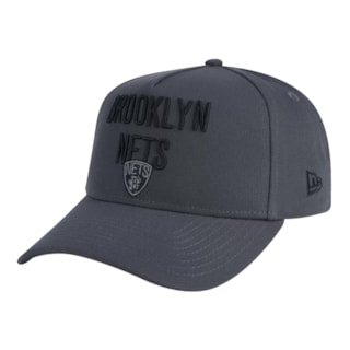 Boné New Era NBA Brooklyn Nets Cinza Chumbo