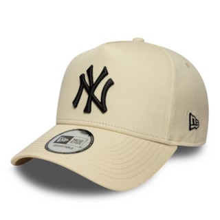 Boné New Era New York Yankees MLB Sidepatch Light Bege