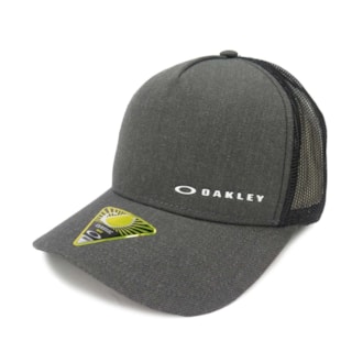 Boné Oakley Chalten Cinza Escuro Com Telinha